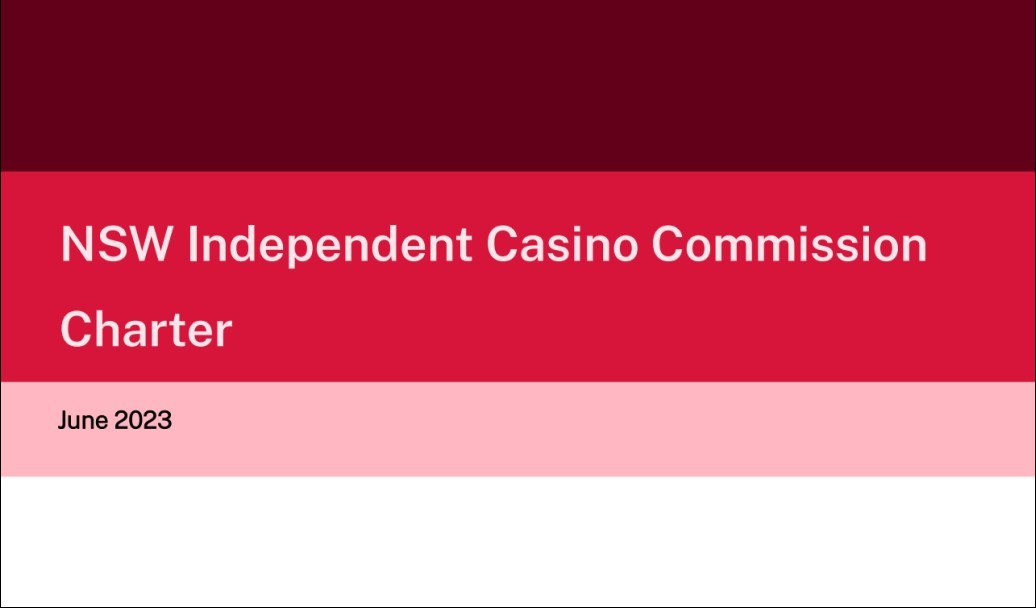 an image of the NSW Independent Casino Commission Charter
